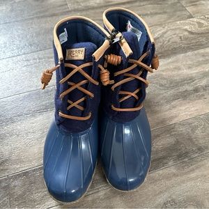 Sperry saltwater duck boots boots wool with thinsulate size 7.5
